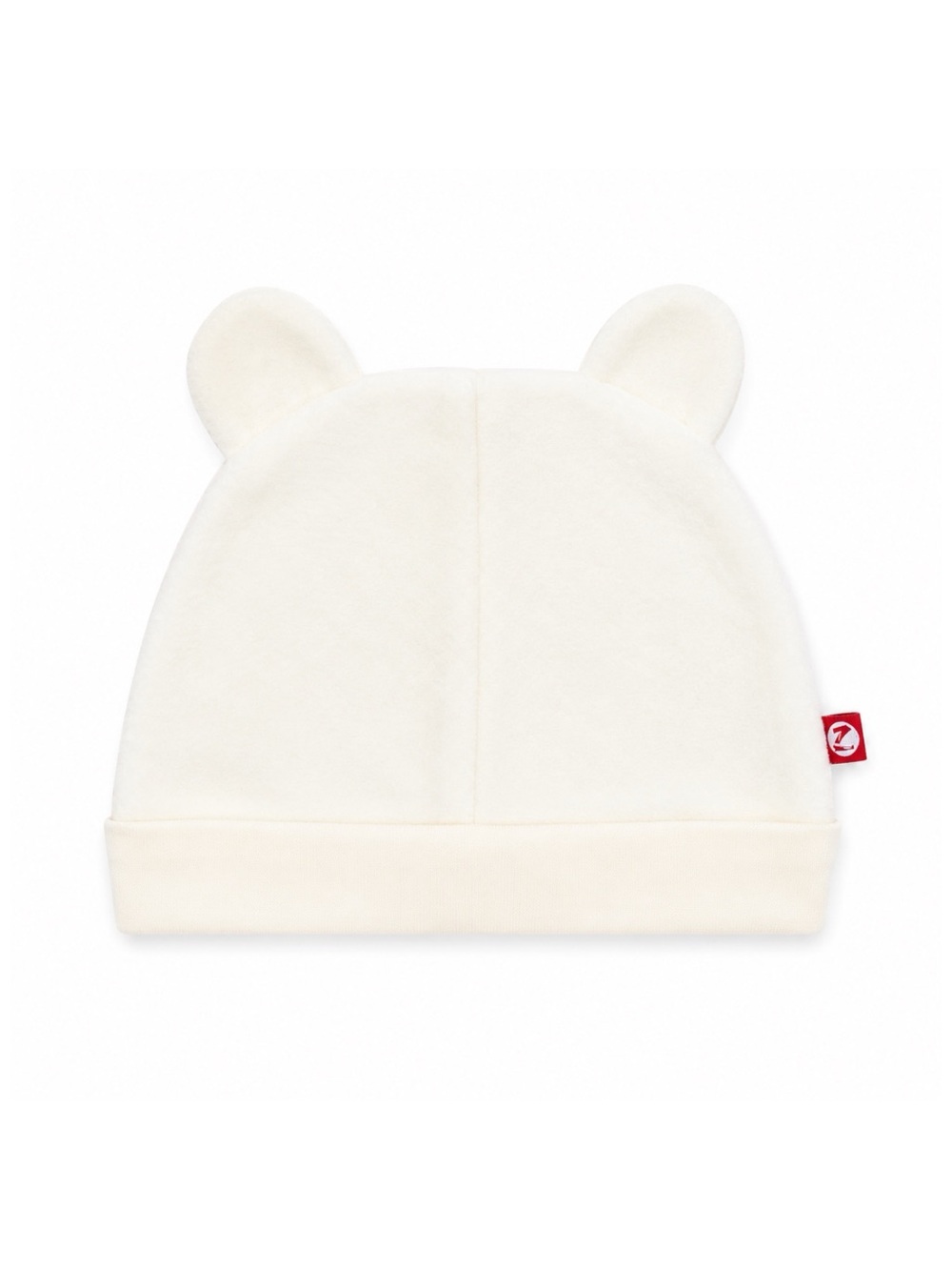 NWT Zutano Cream Cozie Fleece Hat Bear Ears Baby Unisex Baby 12M NEW